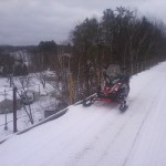 Hanging out on bridge